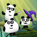 3 pandas in fantasy