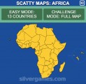 Africa Map Quiz: Menu