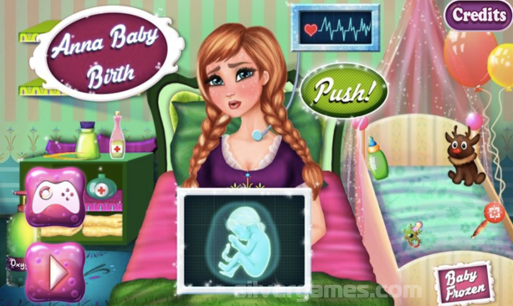 Anna Baby Birth Play Birth Online on SilverGames
