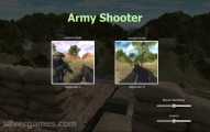 Army Shooter: Menu