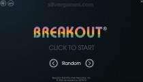 Atari Breakout: Menu