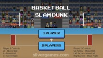 Basketball Slam Dunk: Menu