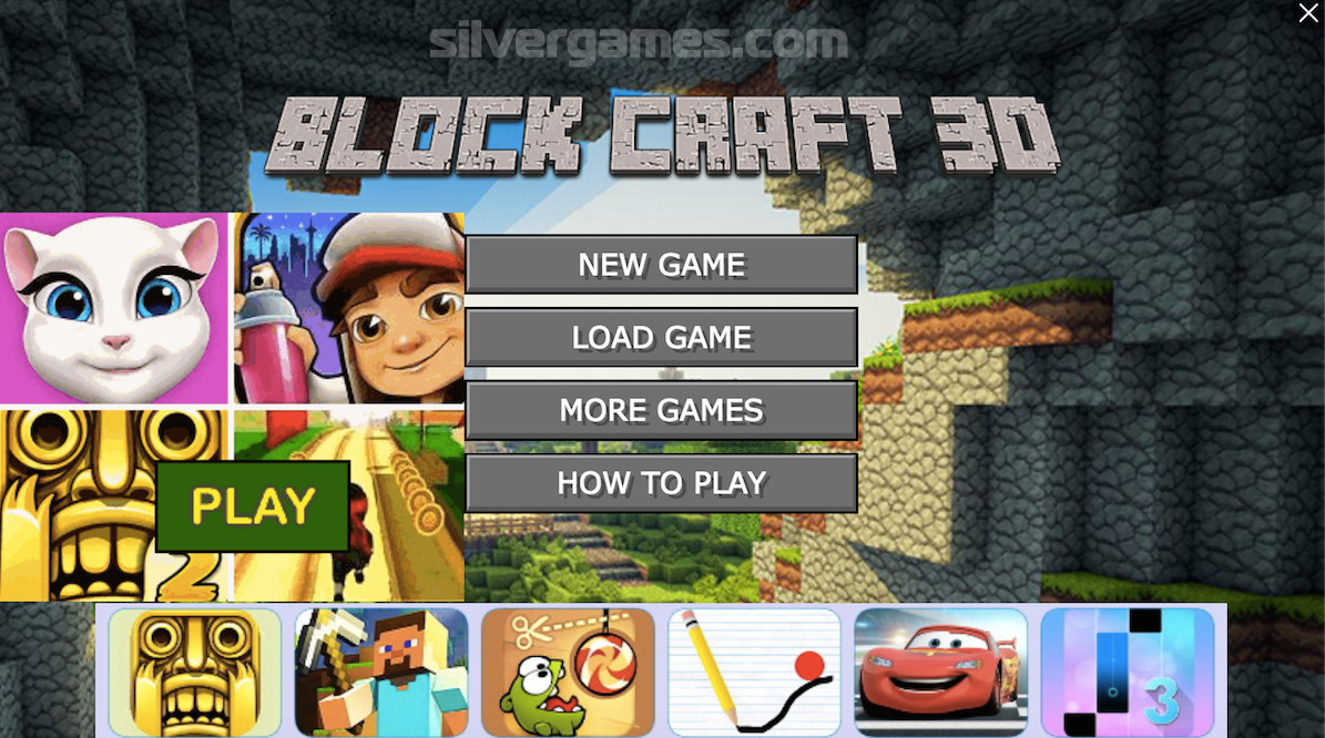 Muy enojado canal Fuerza Block Craft 3D - Juega en Silvergames.com