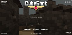 Cube Shot: Menu
