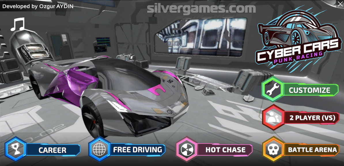 Cyber Cars Punk Racing - Play Cyber Cars Punk Racing Online on SilverGames