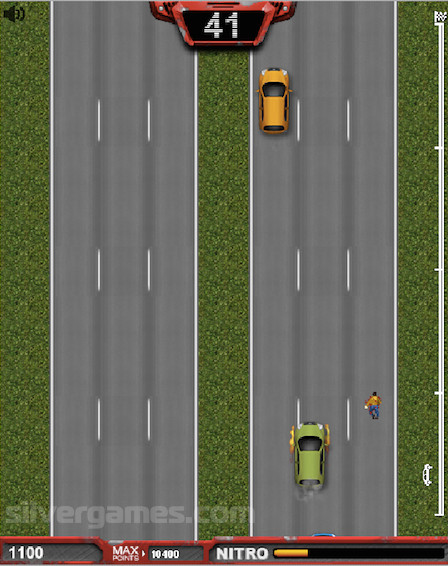 Freeway Fury Driving Game Screenshot