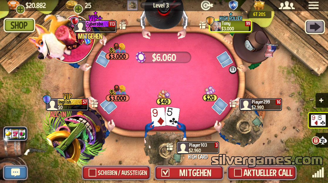 what are the gifts for in governor of poker 3