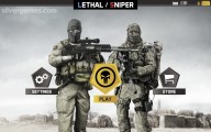 Lethal Sniper 3D: Army Soldier: Menu