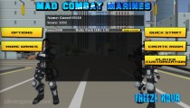 Mad Combat Marines: Menu
