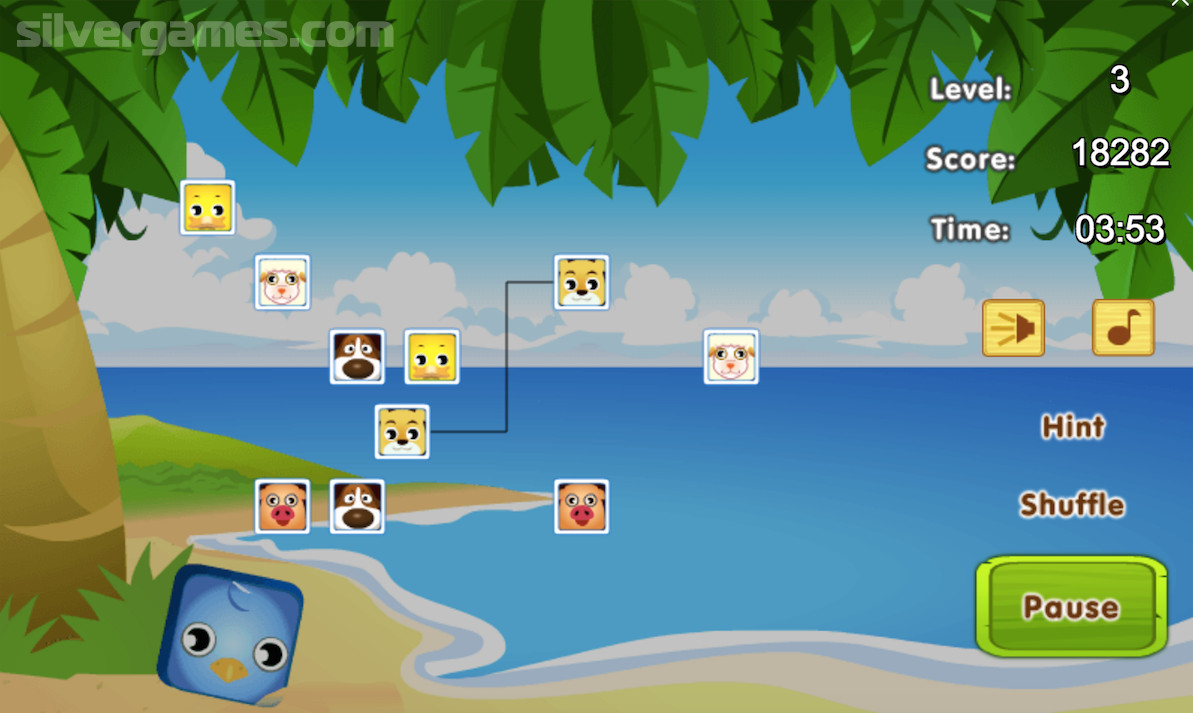 Animal Connect - Play Mahjong Connect Online on SilverGames