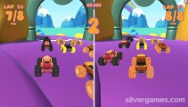 Monster Race 3D: Gameplay Multiplayer Racing Game