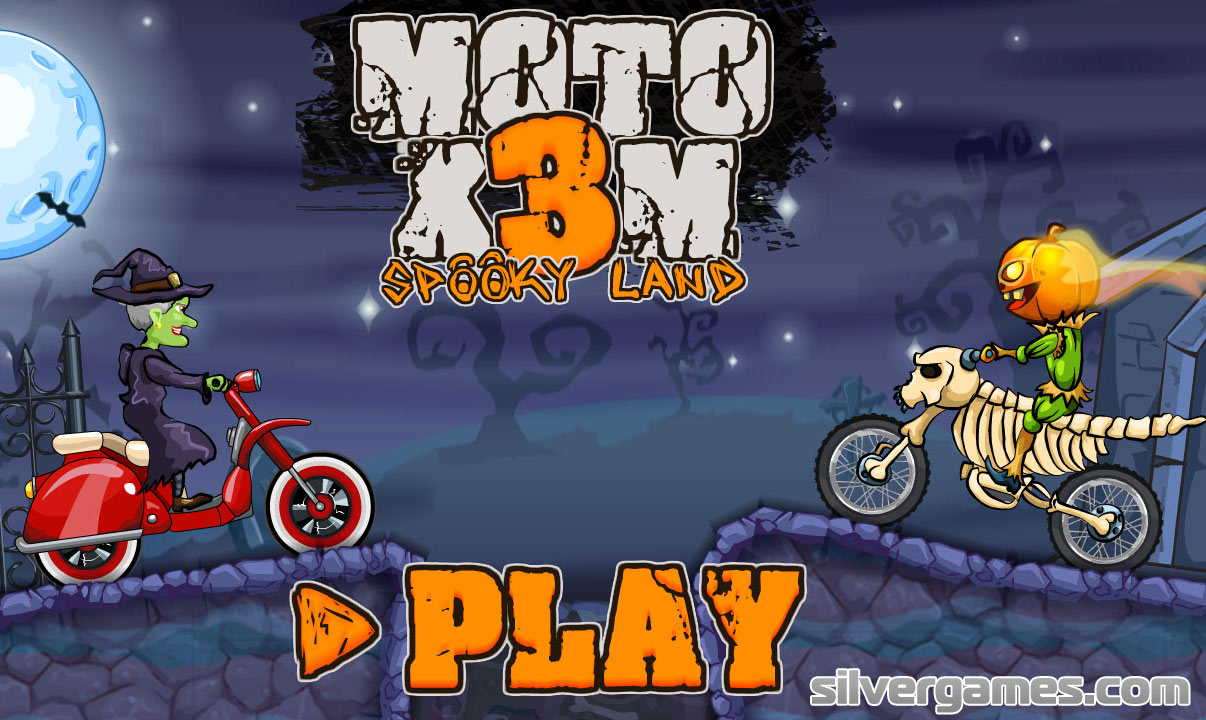 Moto X3M Spooky Land Play Moto X3M Spooky Land Online on