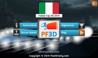 Penalty Fever 3D: Italy: Menu