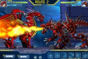Robot Violent T-Rex: Dino Battle Fire