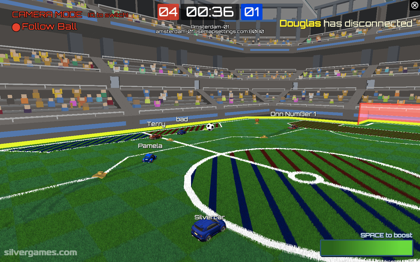 Rocket Ball .io - Mutiplayer Soccer Rocket League Game Online