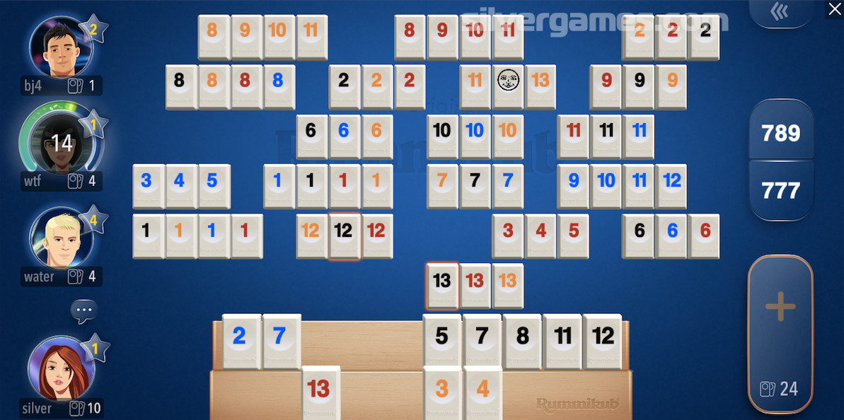 stijfheid strak huwelijk Rummikub Online - Play Online on SilverGames 🕹