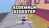 Sidewalk Sidestep: Menu