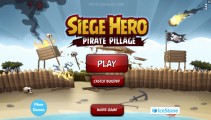 Siege Hero: Pirate Pillage: Menu