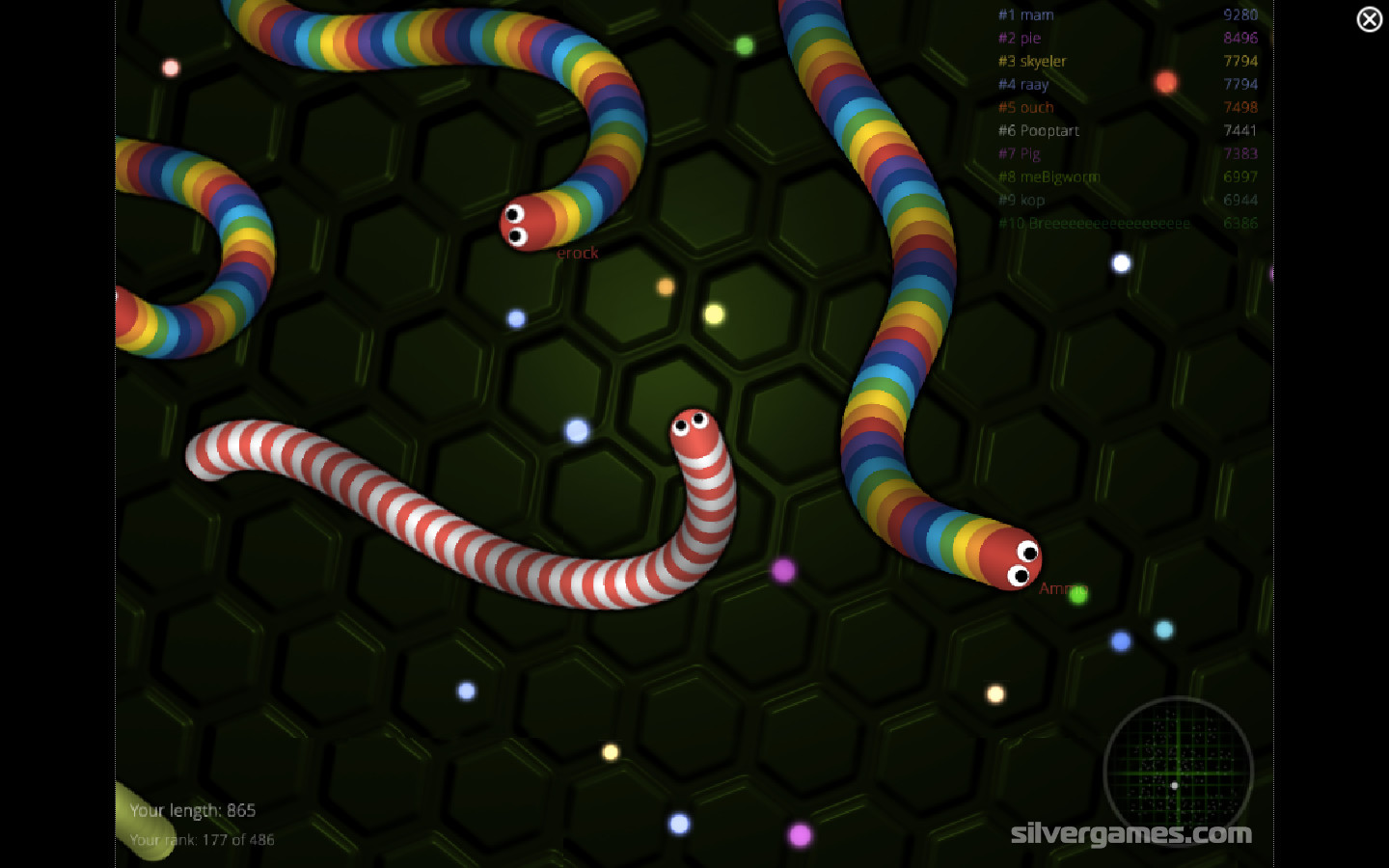 battle snake online game