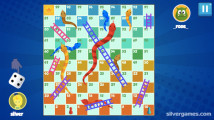 Schlangen Und Leitern Multiplayer: Gameplay Board Game