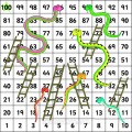 Snakes And Ladders: Printable