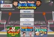 Sports Heads: Basketball Championship: Menu