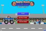 Sports Heads Racing: Menu