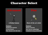 Stick Figure Badminton: Character Select Badminton
