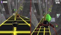 Two Ball 3D: Dark: Gameplay Two Player Distance