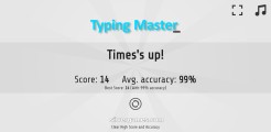 Typing Master: Final Score