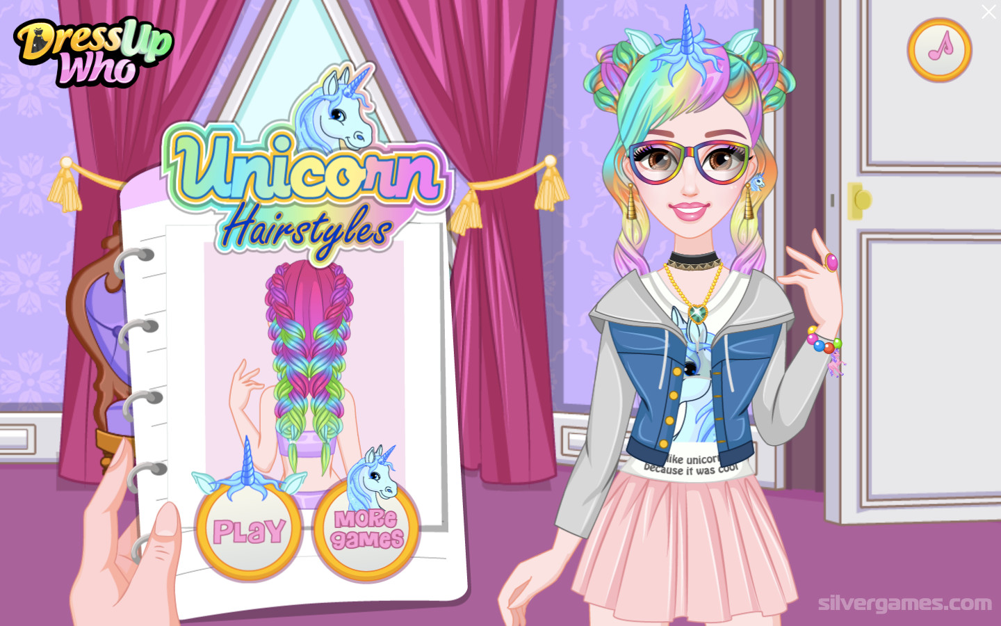 Unicorn Hairstyles - Play the Best Unicorn Hair Styling Games Online