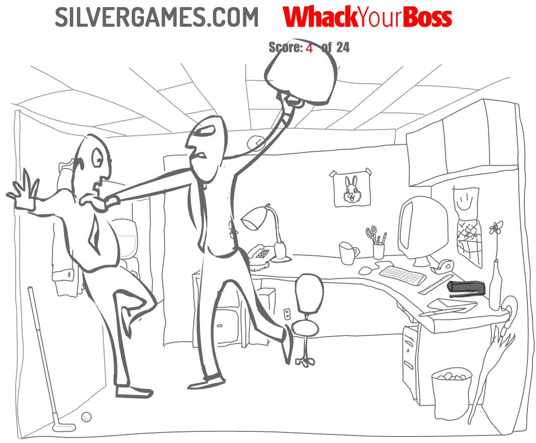 session Slagskib del Whack Your Boss - Play Whack Your Boss Online on SilverGames