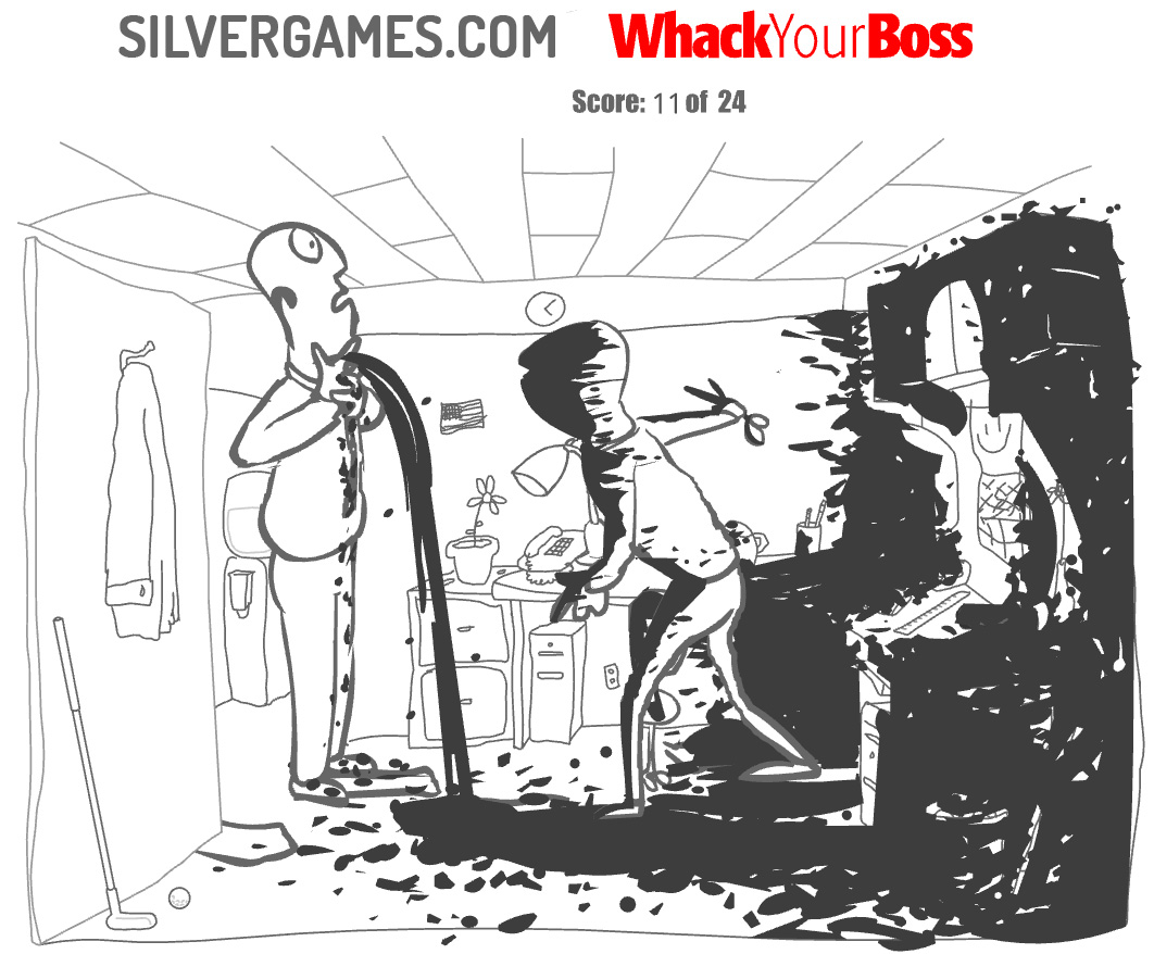 skrivestil Kan beregnes Afbestille Whack Your Boss - Play Whack Your Boss Online on SilverGames