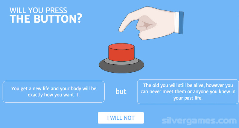 Will You Press The Button Play Will You Press The Button Online On Silvergames
